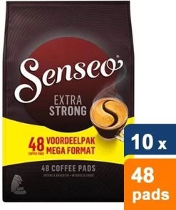 Senseo Extra Strong Koffiepads - 10 X 48 Stuks 5 Senseo Extra Strong Koffiepads - 10 X 48 Stuks -Koffie Kunst 1006x1200 1