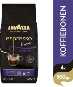 Lavazza Espresso Barista Intenso Koffiebonen - 500 Gram X4 -Koffie Kunst 1012x1200