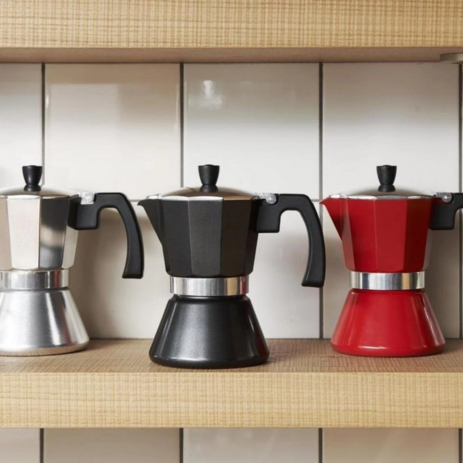 Bredemeijer Espressomaker Tivoli 6 Kops Aluminium 4 Bredemeijer Espressomaker Tivoli 6 Kops Aluminium - Afbeelding 2