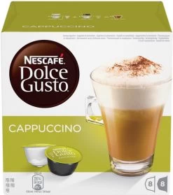 Nescafé Dolce Gusto Cappuccino - 6 X 16 Capsules 7 Nescafé Dolce Gusto Cappuccino - 6 X 16 Capsules -Koffie Kunst 1064x1200