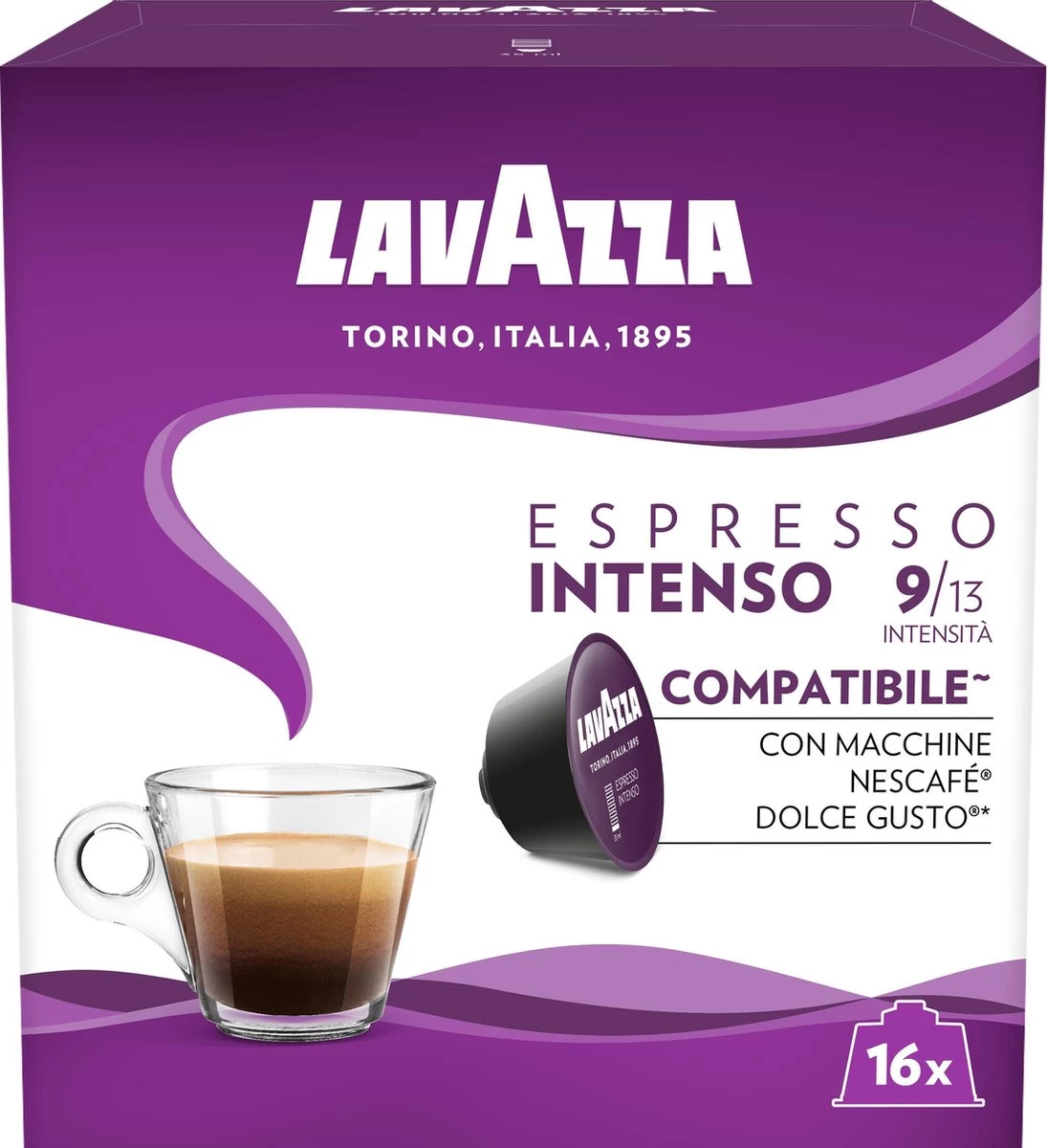 Lavazza Espresso Intenso Capsules - Geschikt Voor Dolce Gusto Apparaat - 6 X 16 Stuks 7 Lavazza Espresso Intenso Capsules - Geschikt Voor Dolce Gusto Apparaat - 6 X 16 Stuks - Afbeelding 5