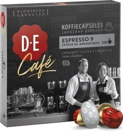 Douwe Egberts D.E Café Espresso Koffiecups - Intensiteit 9/12 - 10 X 20 Capsules 11 Douwe Egberts D.E Café Espresso Koffiecups - Intensiteit 9/12 - 10 X 20 Capsules -Koffie Kunst 1128x1200 3