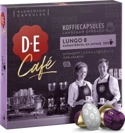 Douwe Egberts D.E Café Lungo Koffiecups - Intesiteit 8/12 - 10 X 20 Capsules -Koffie Kunst 1129x1200 3