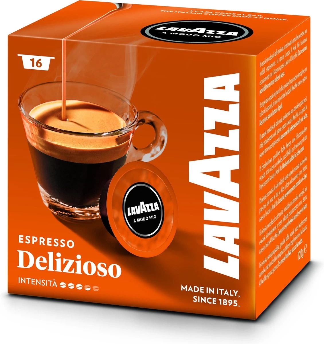 Lavazza A Modo Mio Delizioso Cups Grootverpakking - 16 X 16 Stuks 4 Lavazza A Modo Mio Delizioso Cups Grootverpakking - 16 X 16 Stuks - Afbeelding 2