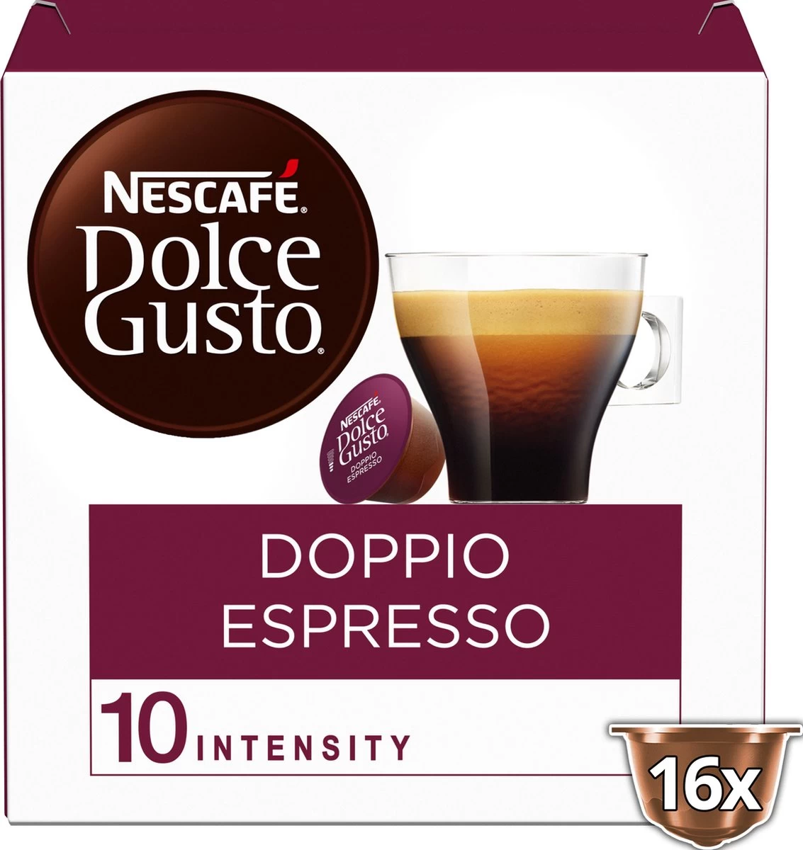 Nescafe Dolce Gusto Doppio 3 Doosjes à 16 Capsules 4 Nescafe Dolce Gusto Doppio 3 Doosjes à 16 Capsules - Afbeelding 2
