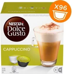 Nescafé Dolce Gusto Cappuccino - 6 X 16 Capsules 8 Nescafé Dolce Gusto Cappuccino - 6 X 16 Capsules -Koffie Kunst 1171x1200 1