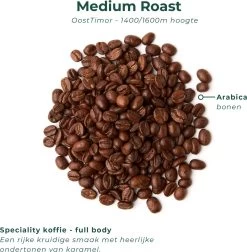 Soolong Sense Oost Timor Nr1000 Koffiebonen Smooth Lacau - Speciality Koffie Arabica Medium Roast Met Rijke Kruidige Smaak Met Heerlijke Ondertonen Van Karamel - Zak 250gram -Koffie Kunst 1174x1200