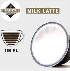 Barista Italiano Dolce Gusto Cappuccino Melk Low Fat - 80st 8 Barista Italiano Dolce Gusto Cappuccino Melk Low Fat - 80st -Koffie Kunst 1187x1200