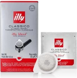 Illy ESE 18 Servings Monodose Normaal 8 Illy ESE 18 Servings Monodose Normaal -Koffie Kunst 1191x1200