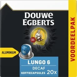 Douwe Egberts Lungo Decaf (6) - 10 X 20 Koffiecups 9 Douwe Egberts Lungo Decaf (6) - 10 X 20 Koffiecups -Koffie Kunst 1198x1200 5