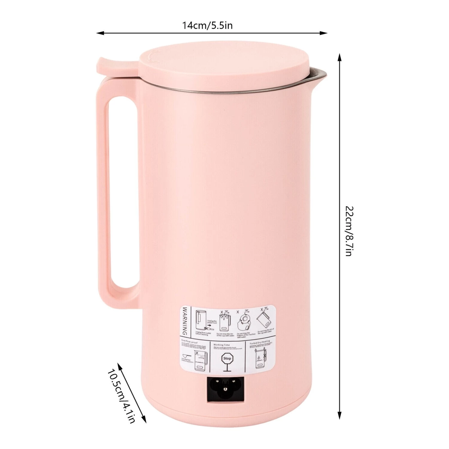 11OZ Juicer Soy Milk Machine With And Blade Automatic 13 11OZ Juicer Soy Milk Machine With And Blade Automatic - Afbeelding 11