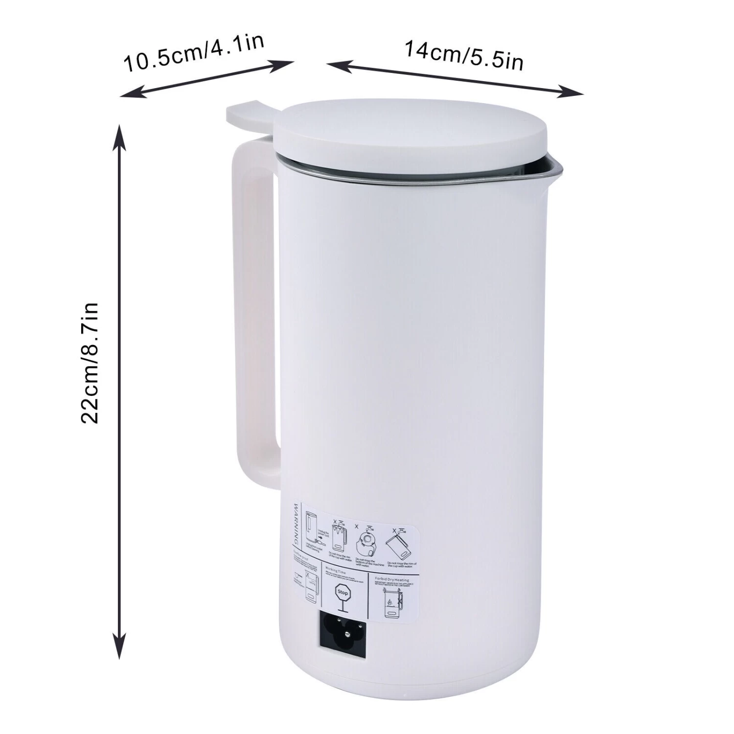 11OZ Juicer Soy Milk Machine With And Blade Automatic 5 11OZ Juicer Soy Milk Machine With And Blade Automatic - Afbeelding 3