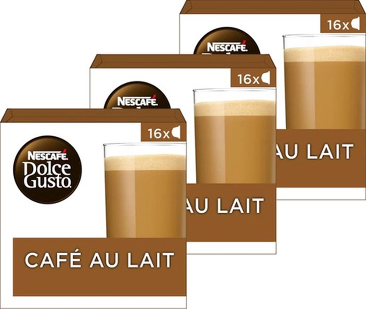 Nescafé Dolce Gusto - Capsules - Cafe Au Lait - 48 Koffiecups - Geschikt Voor 24 Koppen Koffie 3 Nescafé Dolce Gusto - Capsules - Cafe Au Lait - 48 Koffiecups - Geschikt Voor 24 Koppen Koffie