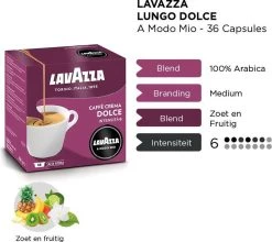 Lavazza A Modo Mio Lungo Dolce 36 Stuks 7 Lavazza A Modo Mio Lungo Dolce 36 Stuks -Koffie Kunst 1200x1068 3