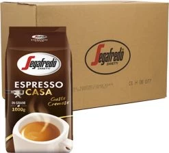 Segafredo Espresso Casa Koffiebonen - 8 X 1 Kg -Koffie Kunst 1200x1086