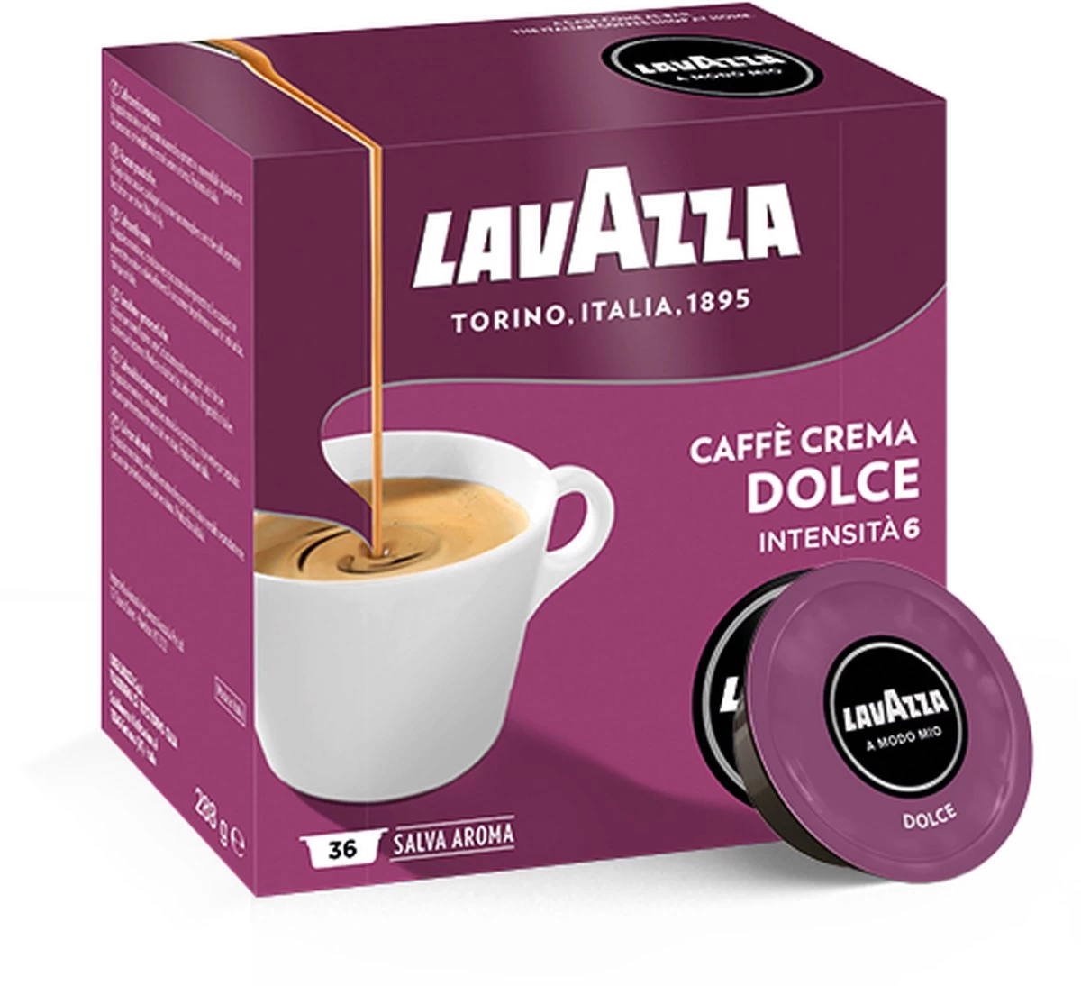 Lavazza A Modo Mio Lungo Dolce 36 Stuks 3 Lavazza A Modo Mio Lungo Dolce 36 Stuks
