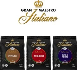 Gran Maestro Italiano – Extra Forte - Koffiepads - Senseo Compatibel Pads – Krachtig En Karakteristiek - 6 X 36 Pads -Koffie Kunst 1200x1094 2