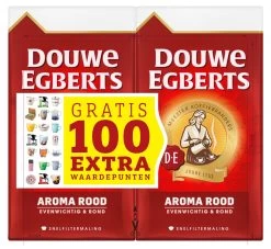 Douwe Egberts Aroma Rood Filterkoffie - Dubbelpak 6 X 1000 Gram -Koffie Kunst 1200x1102
