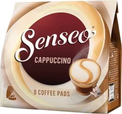 Senseo Cappuccino Koffiepads - 2/9 Intensiteit - 10 X 8 Pads 20 Senseo Cappuccino Koffiepads - 2/9 Intensiteit - 10 X 8 Pads -Koffie Kunst 1200x1116