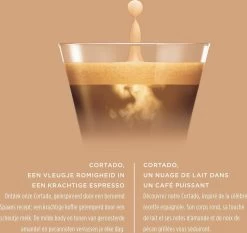 Nescafé Dolce Gusto Cortado Espresso Macchiato Capsules - 90 Koffiecups 12 Nescafé Dolce Gusto Cortado Espresso Macchiato Capsules - 90 Koffiecups -Koffie Kunst 1200x1130