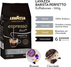 Lavazza Espresso Barista Perfetto Koffiebonen - 500 Gram X4 11 Lavazza Espresso Barista Perfetto Koffiebonen - 500 Gram X4 -Koffie Kunst 1200x1137 1