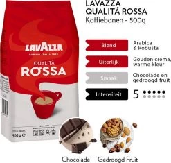 Lavazza Qualita Rossa Koffiebonen - 500 Gram X6 11 Lavazza Qualita Rossa Koffiebonen - 500 Gram X6 -Koffie Kunst 1200x1144