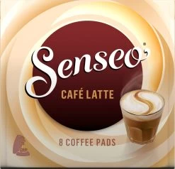 Senseo Café Latte Koffiepads - 2/9 Intensiteit - 4 X 8 Pads 19 Senseo Café Latte Koffiepads - 2/9 Intensiteit - 4 X 8 Pads -Koffie Kunst 1200x1157 2