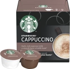 Starbucks By Dolce Gusto Cappuccino Capsules - 36 Koffiecups 10 Starbucks By Dolce Gusto Cappuccino Capsules - 36 Koffiecups -Koffie Kunst 1200x1179