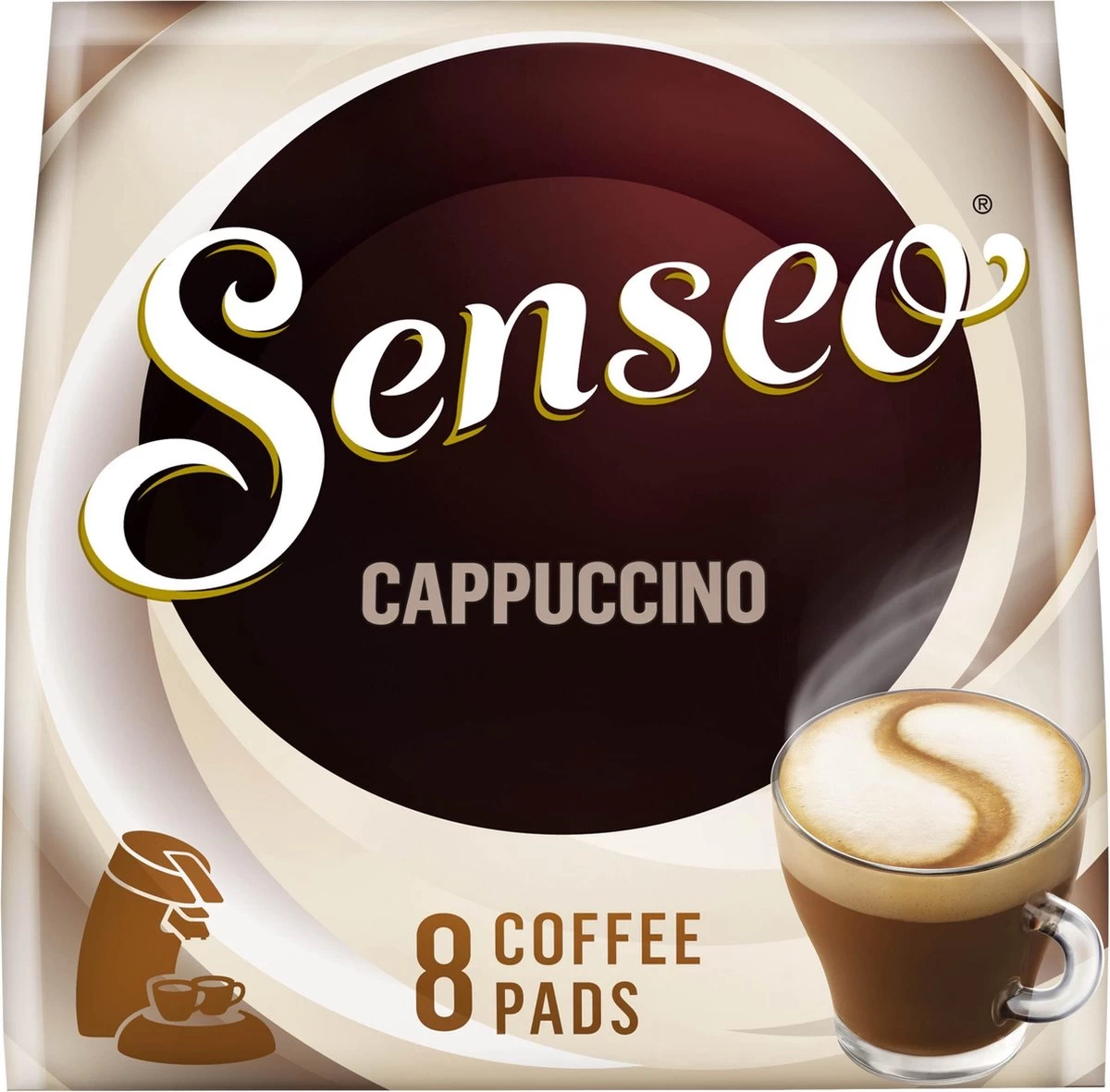 Senseo Cappuccino Koffiepads - 2/9 Intensiteit - 10 X 8 Pads 10 Senseo Cappuccino Koffiepads - 2/9 Intensiteit - 10 X 8 Pads - Afbeelding 8