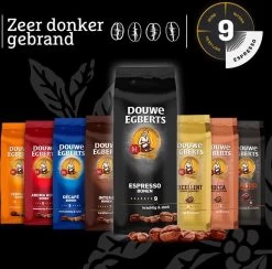 Douwe Egberts Espresso Koffiebonen - 4 X 500 Gram 16 Douwe Egberts Espresso Koffiebonen - 4 X 500 Gram -Koffie Kunst 1200x1183