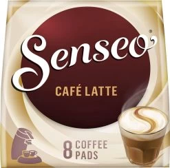 Senseo Café Latte Koffiepads - 2/9 Intensiteit - 4 X 8 Pads 16 Senseo Café Latte Koffiepads - 2/9 Intensiteit - 4 X 8 Pads -Koffie Kunst 1200x1184 9