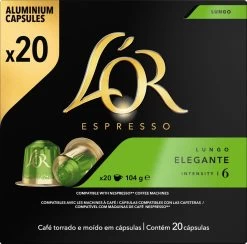 L'OR Lungo Elegante Koffiecups - Intensiteit 6/12 - 10 X 20 Capsules -Koffie Kunst 1200x1187 6