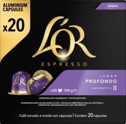 L'OR Lungo Profondo Koffiecups - Intensiteit 8/12 - 10 X 20 Capsules -Koffie Kunst 1200x1187 7