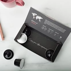 Aroma Club - Nespresso Compatible Capsules (120 St.) - No. 3 Strong George - Intensiteit 5/5 - Espresso - 100% Aluminium Koffiecups -Koffie Kunst 1200x1200 25