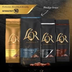 L'OR Espresso Fortissimo Koffiebonen (10) - 4 X 500 Gram -Koffie Kunst 1200x1200 259