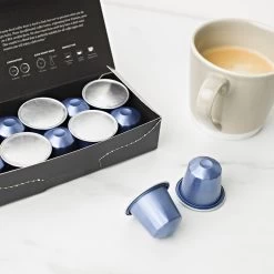 Aroma Club - Proefpakket Nespresso Compatible Capsules (100 St.) - 5 Smaken - Espresso & Lungo - 100% Aluminium Koffiecups -Koffie Kunst 1200x1200 66