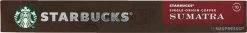 Starbucks By Nespresso Sumatra Espresso Dark Roast Capsules - 120 Koffiecups -Koffie Kunst 1200x159