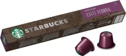 Starbucks By Nespresso Caffe Verona Dark Roast Capsules - 120 Koffiecups -Koffie Kunst 1200x540