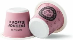 Nespresso Cups - De Koffiejongens - Espresso - 100% Biologisch Afbreekbaar - 60 Cups - 100% Nespresso Compatible -Koffie Kunst 1200x656 1