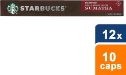 Starbucks By Nespresso Sumatra Espresso Dark Roast Capsules - 120 Koffiecups -Koffie Kunst 1200x714