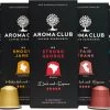 Aroma Club - Proefpakket Nespresso Compatible Capsules (100 St.) - 5 Smaken - Espresso & Lungo - 100% Aluminium Koffiecups -Koffie Kunst 1200x749