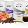 Celeste D’Oro - Koffiebonen Proefpakket - Koffie Cadeaupakket - 4 Soorten Koffie, Chocolade, Gouden Clip En Glazen (260 Ml) – 4 X 250g -Koffie Kunst 1200x769