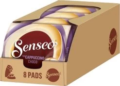 Senseo Cappuccino Choco Koffiepads - 2/9 Intensiteit - 4 X 8 Pads 20 Senseo Cappuccino Choco Koffiepads - 2/9 Intensiteit - 4 X 8 Pads -Koffie Kunst 1200x863