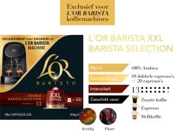 L'OR BARISTA XXL Barista Selection (13) - 5 X 10 Koffiecups -Koffie Kunst 1200x910
