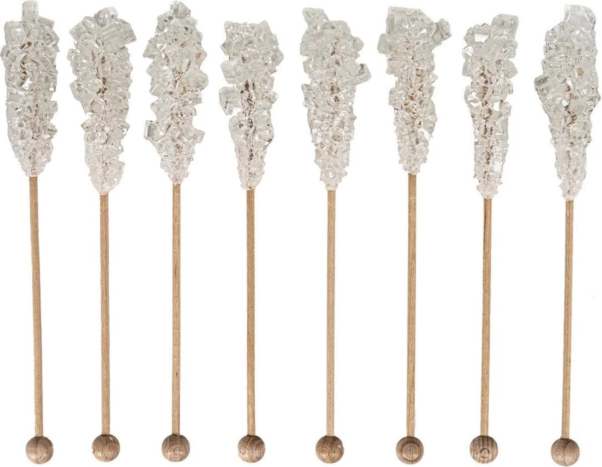 Luxe Kandijsticks - 10 Stuks - Thee - Koffie – Drank – Feest - Kandij - Sticks - Koffiesuiker - Kandij Sticks - Tafelversiering - Cadeau – Gift – Suikersticks – Cocktail - Wit - Kandijsuiker - Feestdagen - Hightea 3 Luxe Kandijsticks - 10 Stuks - Thee - Koffie – Drank – Feest - Kandij - Sticks - Koffiesuiker - Kandij Sticks - Tafelversiering - Cadeau – Gift – Suikersticks – Cocktail - Wit - Kandijsuiker - Feestdagen - Hightea