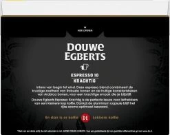 Douwe Egberts Espresso Krachtig (10) - 5 X 40 Koffiecups -Koffie Kunst 1200x951