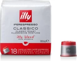 Illy - Iperespresso Koffie Home Classico 6 X 18 Capsules -Koffie Kunst 1200x957 1