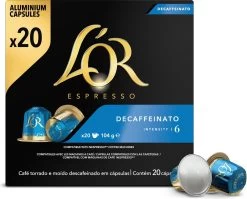 L'OR Espresso Decaffeinato (6) - 10 X 20 Koffiecups 16 L'OR Espresso Decaffeinato (6) - 10 X 20 Koffiecups -Koffie Kunst 1200x968 1