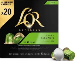 L'OR Lungo Elegante Koffiecups - Intensiteit 6/12 - 10 X 20 Capsules -Koffie Kunst 1200x975 3