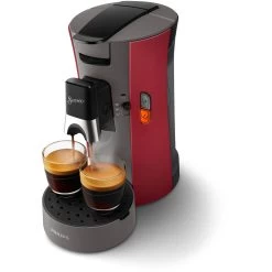 Philips Senseo Koffiepadapparaat CSA230/90 Select Rood/grijs 11 Philips Senseo Koffiepadapparaat CSA230/90 Select Rood/grijs -Koffie Kunst 212 2918 2 1